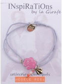 armbandje Rosa grijs
